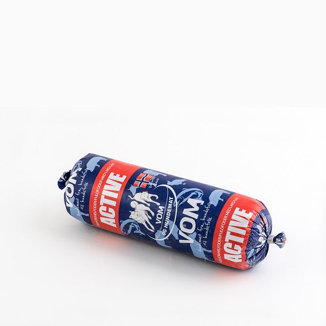 Hovedbilde Active Fullfôr  0,5kg Pølser Med Laks